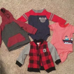 Baby toddler boy clothes red size 18 mo